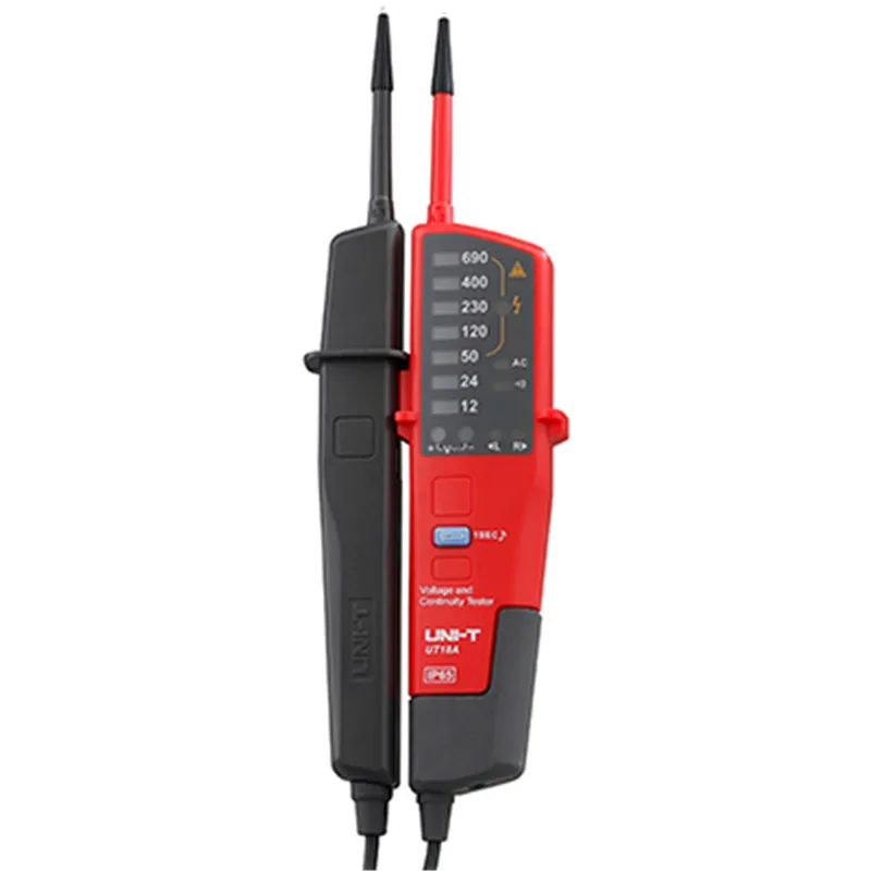 

UNI-T voltmeter digital UT18A Voltmeter Voltage Tester Auto Range 100-690V led AC DC voltage tester volt pen style Voltage Meter