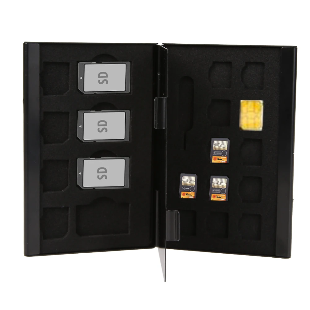 Держатель карты памяти антистатический EVA Материал чехол для памяти SIM микронано sim-карта Pin StorageBox Чехол протектор 21 слота