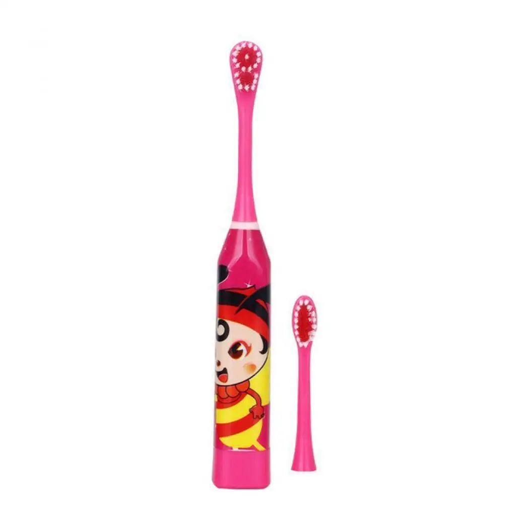 

Children Electric Toothbrush Cartoon Waterproof Battery Type Children Ultrasonic Electric Toothbrush Soft Bristle For Kids