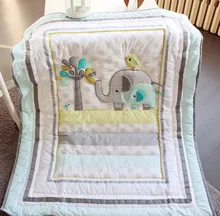 Edredon de algodão universal de 33x42, cobertores para bebês, meninos e meninas, estampa de desenhos animados, colcha e berço itens recém-nascidos