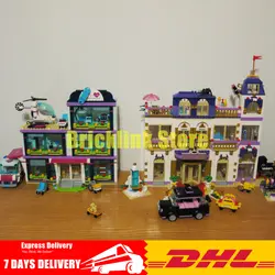 DHL LePin 2018 01039 + 01045 Heartlake больницы Heartlake Grand Hotel строительные блоки кирпичи игрушки 41318 41101