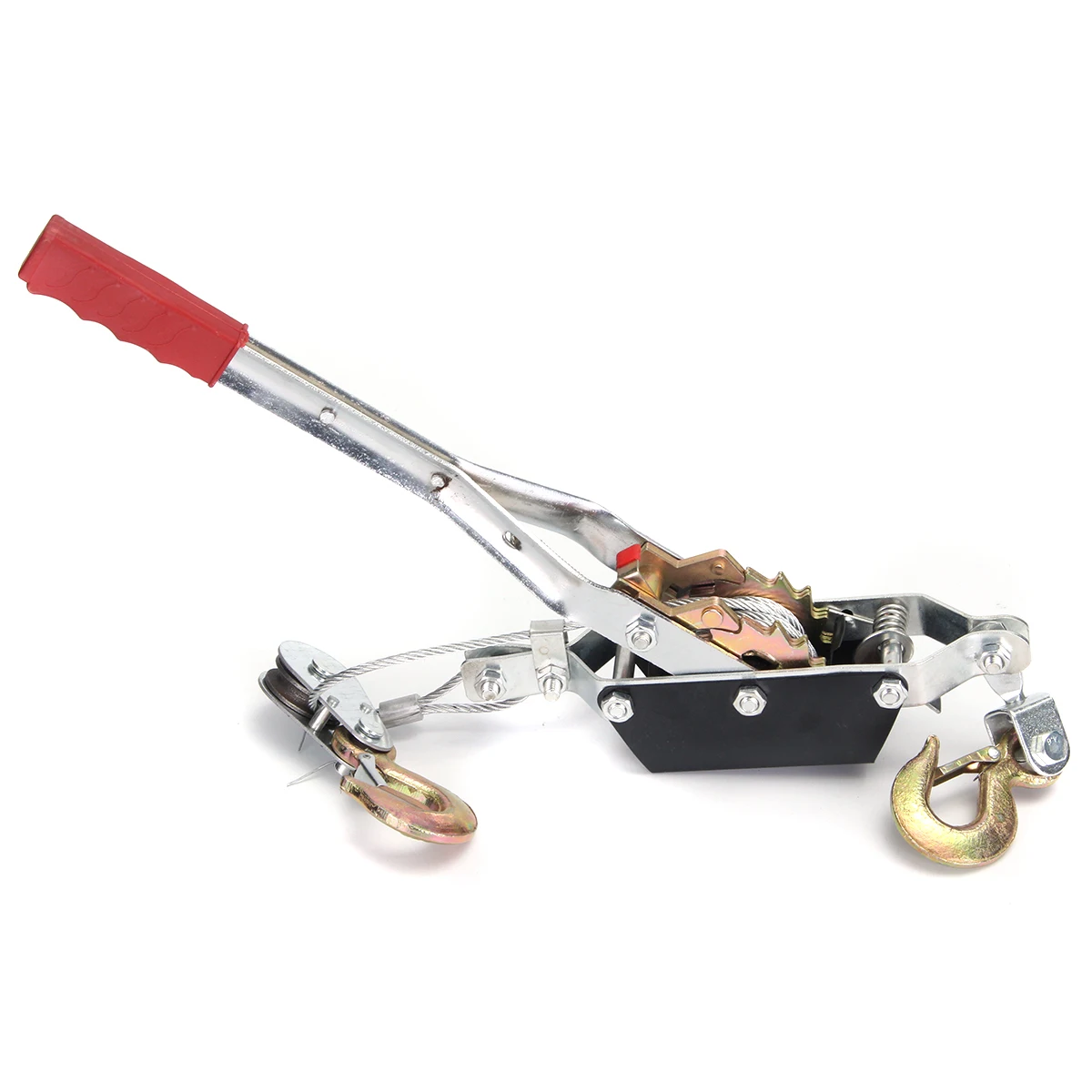 2 Ton Heavy Duty Double Gear Hand Puller Winch Lifting Pulling Boating Tool NEW