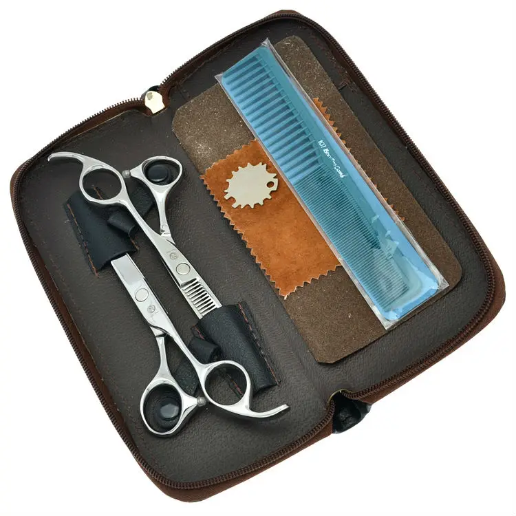 

JP440C 6.0Inch Cutting Scissors and Thinning Scissors Set,Human Hair Shears for Salon Barbers/Hairdressers 1set/Lot LZS0737