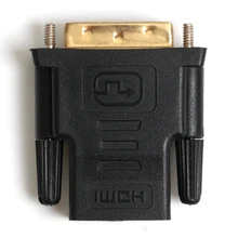 300 шт./лот DVI24+ 1 Мужской к HDMI Женский конвертер адаптер муфта Столярный конвертер