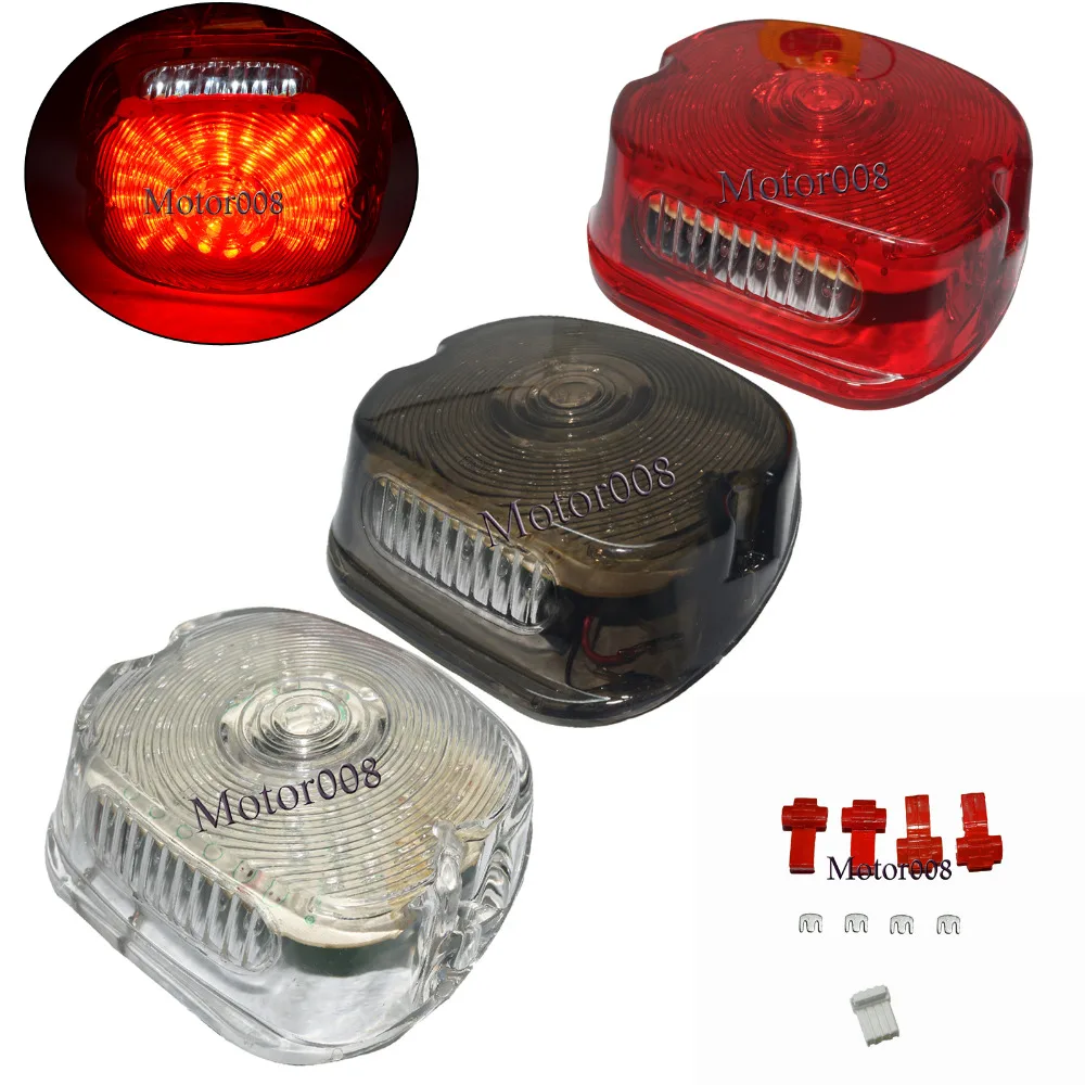 

Red Clear Smoke LED Tail Light For Harley Davidson Softail Sportster Road King Electra Glide Fat Boy Dyna Low Rider FXDL