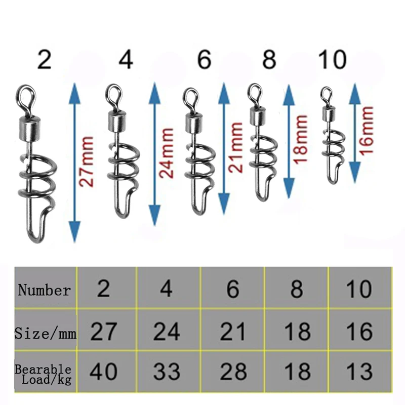 Simpleyi 20 штук рыболовный Поворотный Комплект замок с оснасткой шарикоподшипника поворотный кольцевой соединитель крюк рыболовные снасти аксессуары