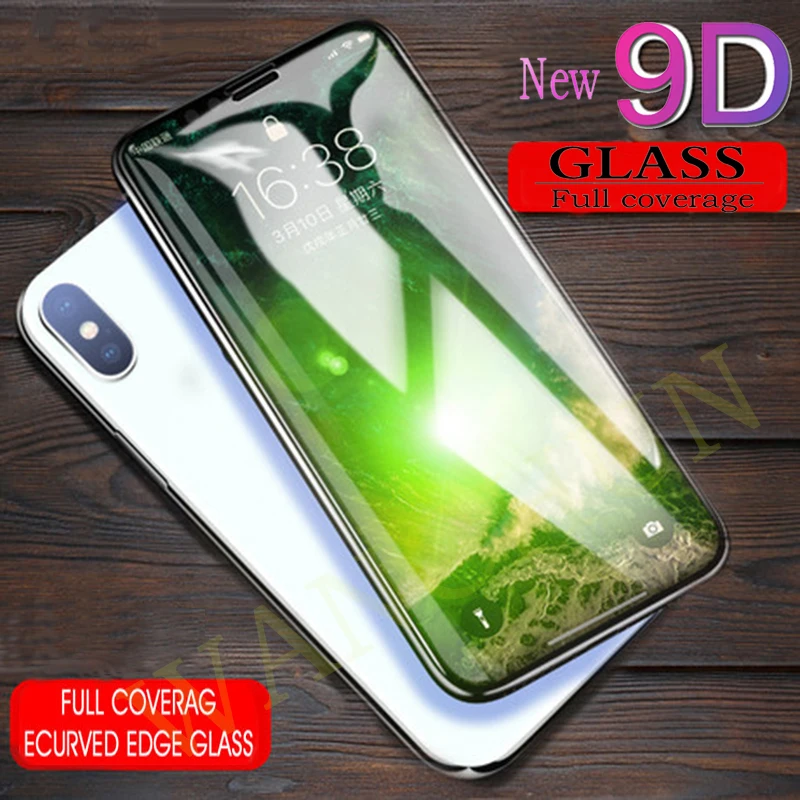 EVLARUBY 9D Защитное стекло для iPhone 6 s 7 закаленное 8 plus X XR | Мобильные телефоны и