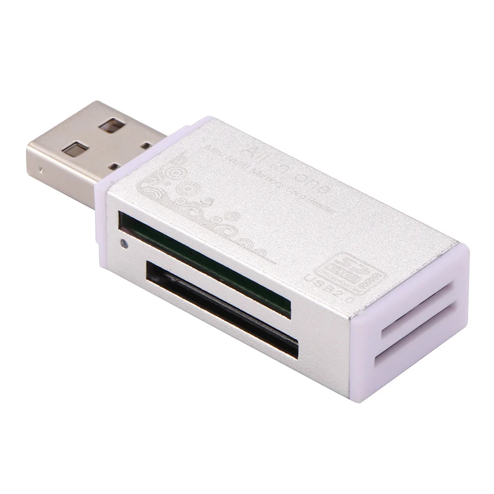 PRO Duo адаптер для чтения карт памяти 4 в 1 USB 2,0 Micro SD/TF SDHC мини-считыватель карт случайный цвет мини-считыватель карт