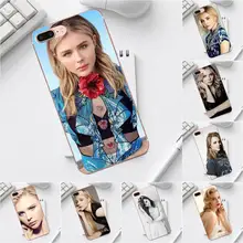 Suave TPU funda Sexy chica Chloe Grace Moretz para Galaxy Core Prime Nota 4 5 8 S3 S4 S5 S6 S7 S8 S9 mini Plus