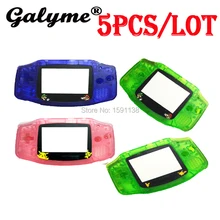 5 шт./лот карманный Mars Bros аниме объектив корпус оболочки чехол для игровой приставки крышка w/резиновые колодки Fit GameBoyAdvance GBO Boy Advance
