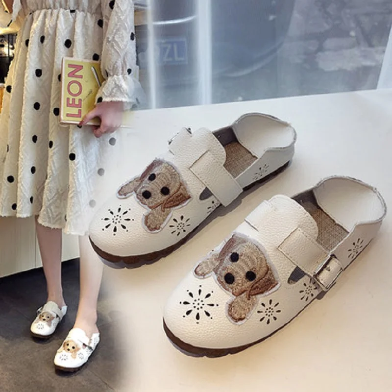 2019 spring new style hollow non-slip casual shoes wild lazy shoes