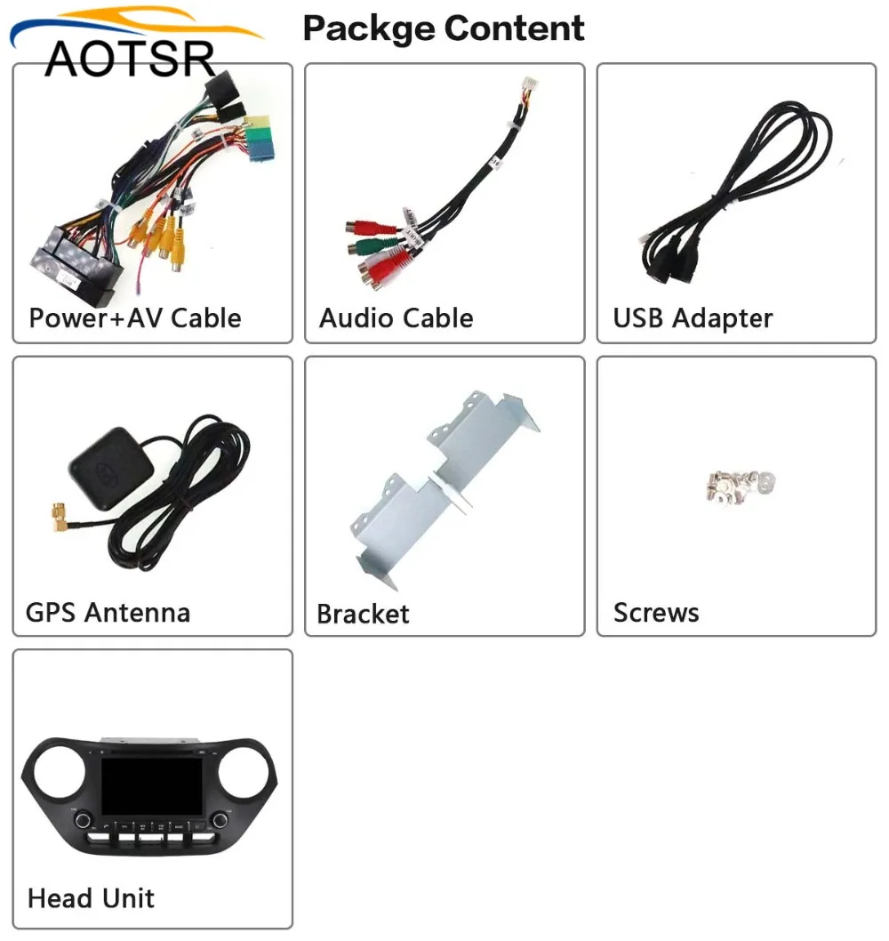 Flash Deal IPS Android 8.0 Car DVD multimedia Player head unit For Hyundai I10 I-10 2013+ Car Radio stereo GPS navigation tape recorder BT 5