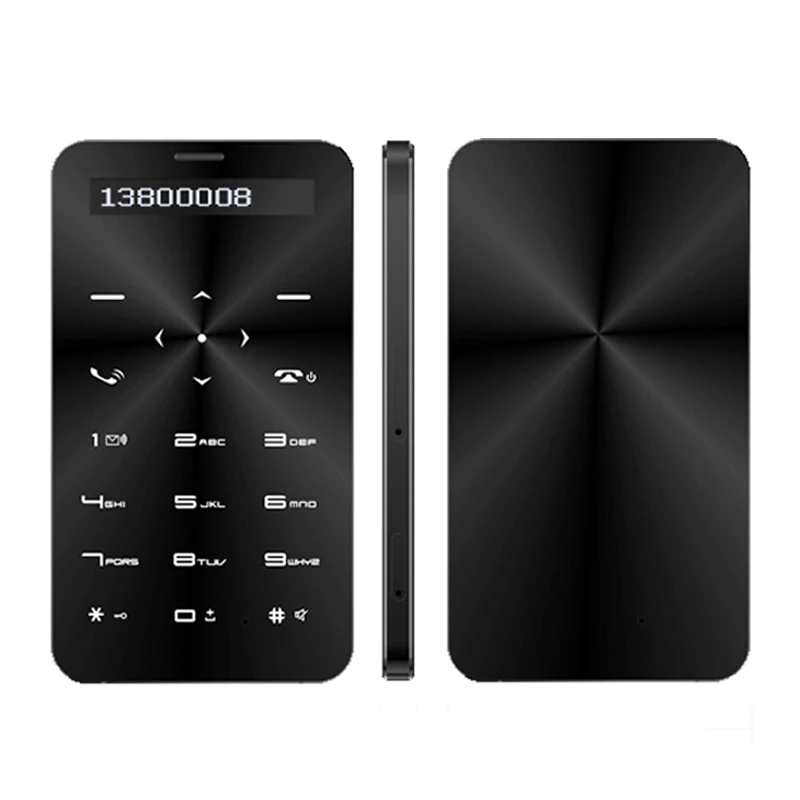 Qmart S5 Arabic Greek Bluetooth dialer music mobile power bank mini Ultrathin card cell bluetooth dialer