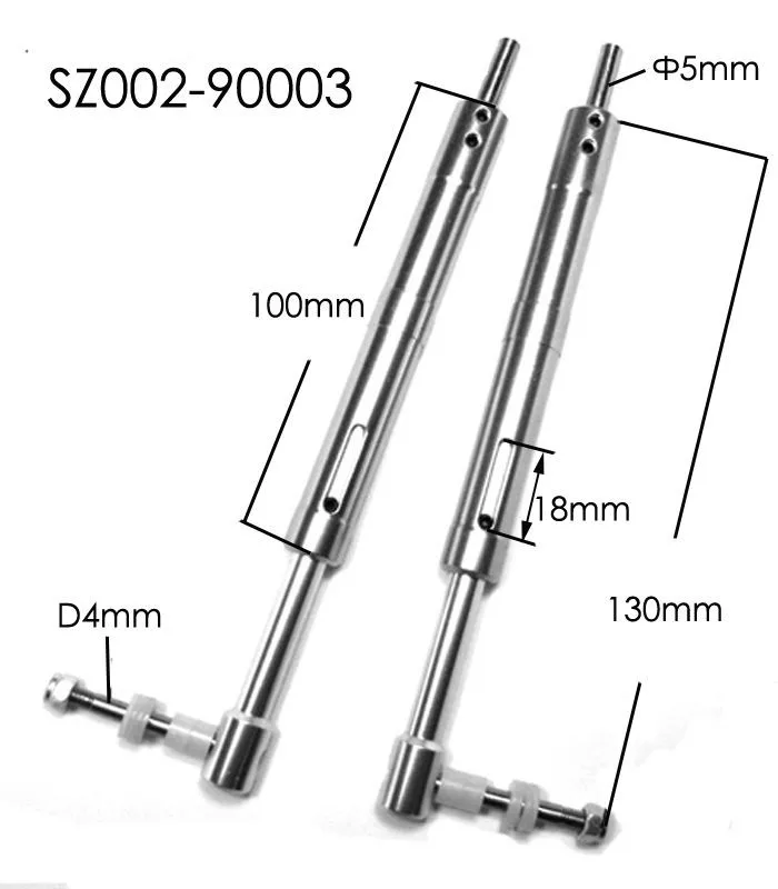 Вибропоглощающие Посадка Шестерни для 4-6 кг самолет 5xd4mmx130mm