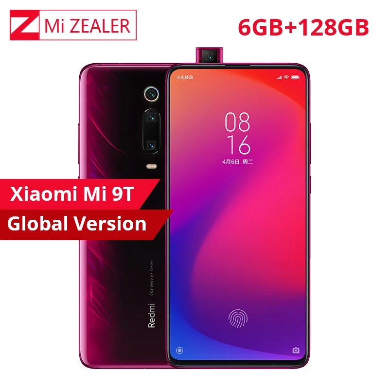 2019 глобальная версия Xiaomi mi 9T смартфон красный K20 6GB 128GB Snapdragon 730 48MP задняя камера NFC 6