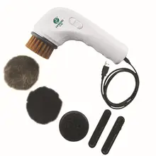 Электрический портативный мини башмак claner многофункциональный аппарат для чистки обуви для автомобиля USB разъем Автоматическая полировка