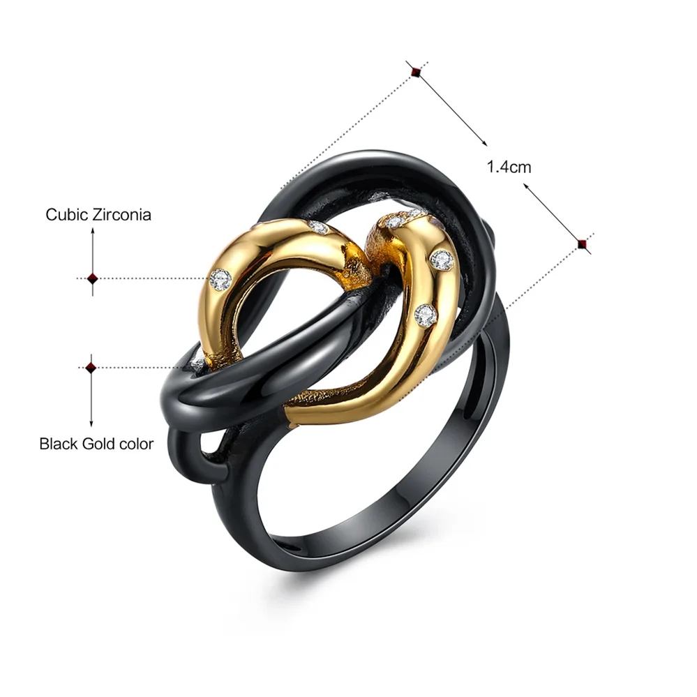 DreamCarnival 1989 Infinity Vintage Rings for Women Blinking CZ Anniversary Gift Anillos Unisex Boy Girls Frauen klingeln SR299