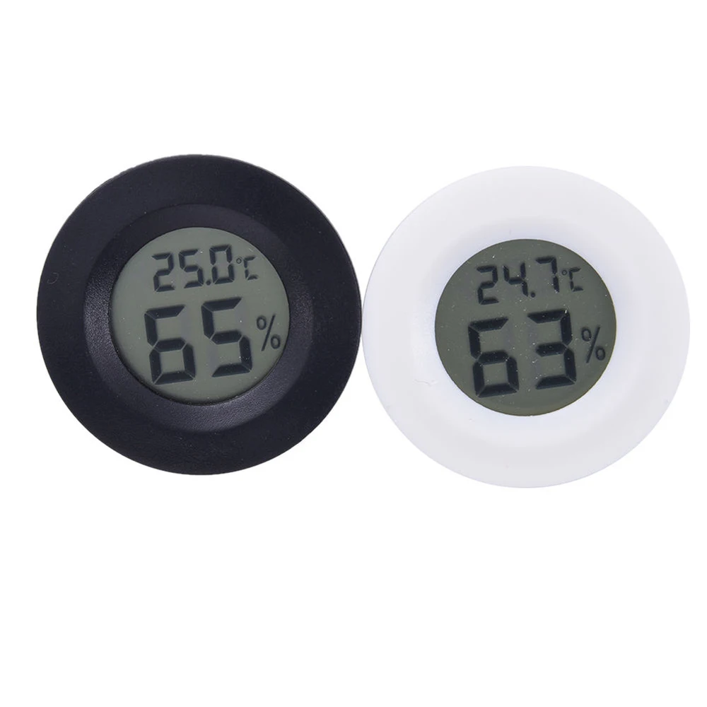 

Portable 2 in 1 Car Digital LCD Humidity Meter Sensor & Temperature Display Electronic Clock Thermometer Car Automotive