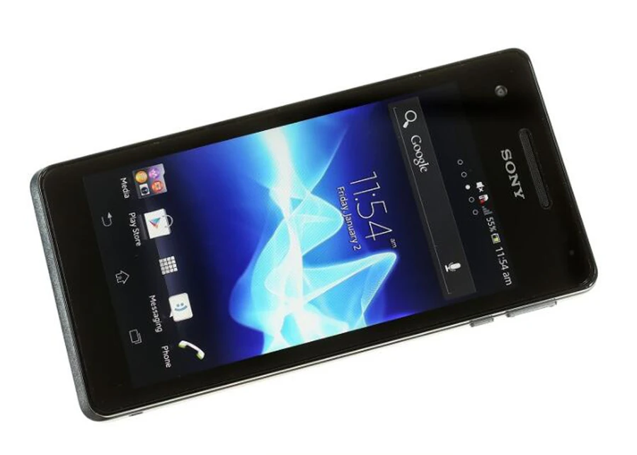 Разблокированный сотовый телефон sony Xperia V LT25i 4," сенсорный экран Android 13 МП wifi gps 1 Гб ram 8 Гб rom съемный 1750 мАч