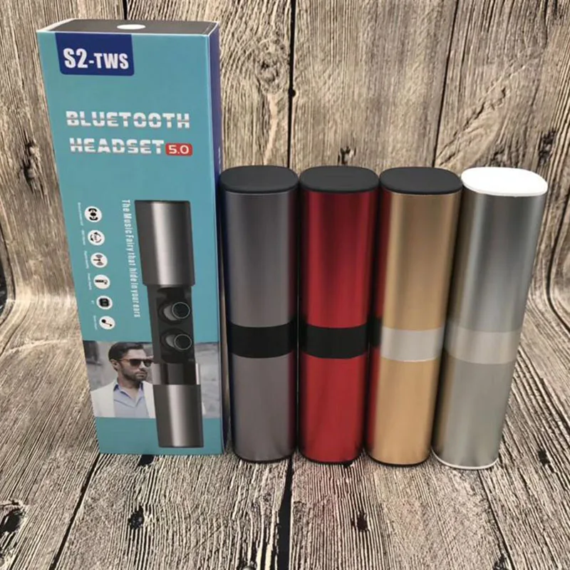 

Hot S2 TWS Wireless Headphone Earphone Mini Bluetooth 5.0 Earbuds magnent Headset HD Sound Stereo Handfree charge box Waterproof