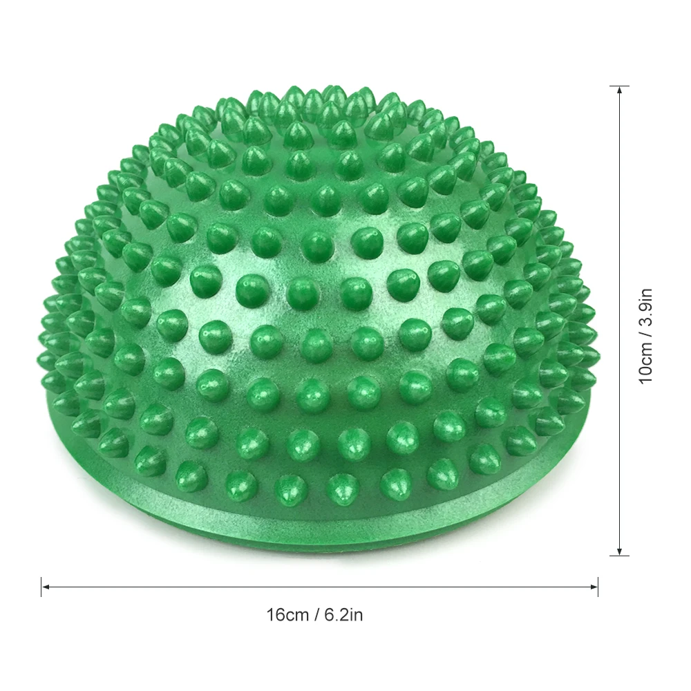 Inflatable Yoga Foot Massage Ball 16CM Massage Balance Pods Body Rolling Foot Wakes Spiky Point for Gym Fitness Pilates