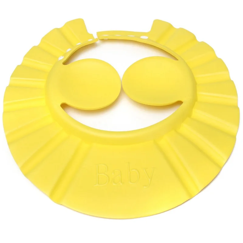 

Baby Infant Kids Children Toddler Shampoo Bath Shower Cap Hat Wash Hair Shield Yellow