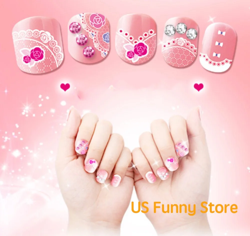 Kawaii Коробки Nail Art патч стикеры сделай сам набор игрушек для детей платье ручной работы для детей игрушки подарок для девочек Красота Fastion горячие игрушки