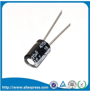 

200PCS 16V 470UF 470UF 16V Aluminum Electrolytic Capacitor size 8*12mm 16 V / 470 UF Electrolytic Capacitor Free Shipping