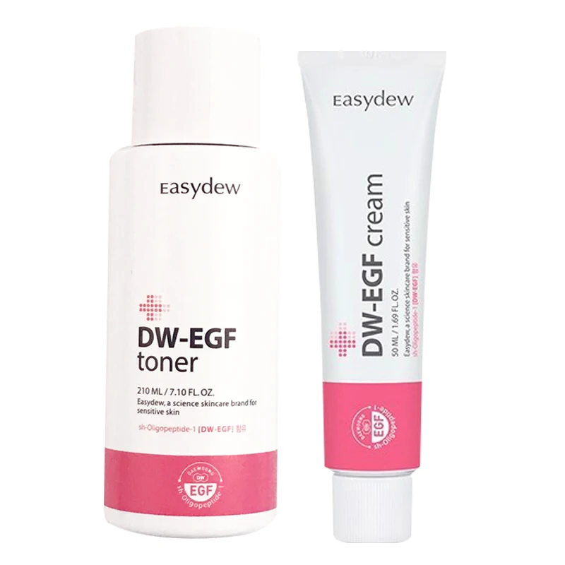

Easydew DW-EGF toner/ Cream 50ml (1.69fl.oz.) for Whitening, Anti-wrinkle K-beauty