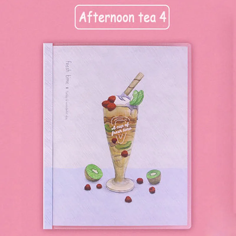 Deli дневник съемный свободный лист простой, маленький, B5 Ноутбук Милые Творческие Школьные принадлежности - Цвет: Afternoon tea 4
