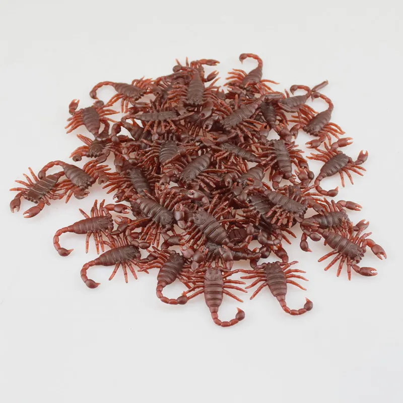 

50PCS/Lot Prank Funny Trick Joke Toys Special Lifelike Model Simulation Fake Rubber Cockroach Cock Roach Bug Roaches Toy