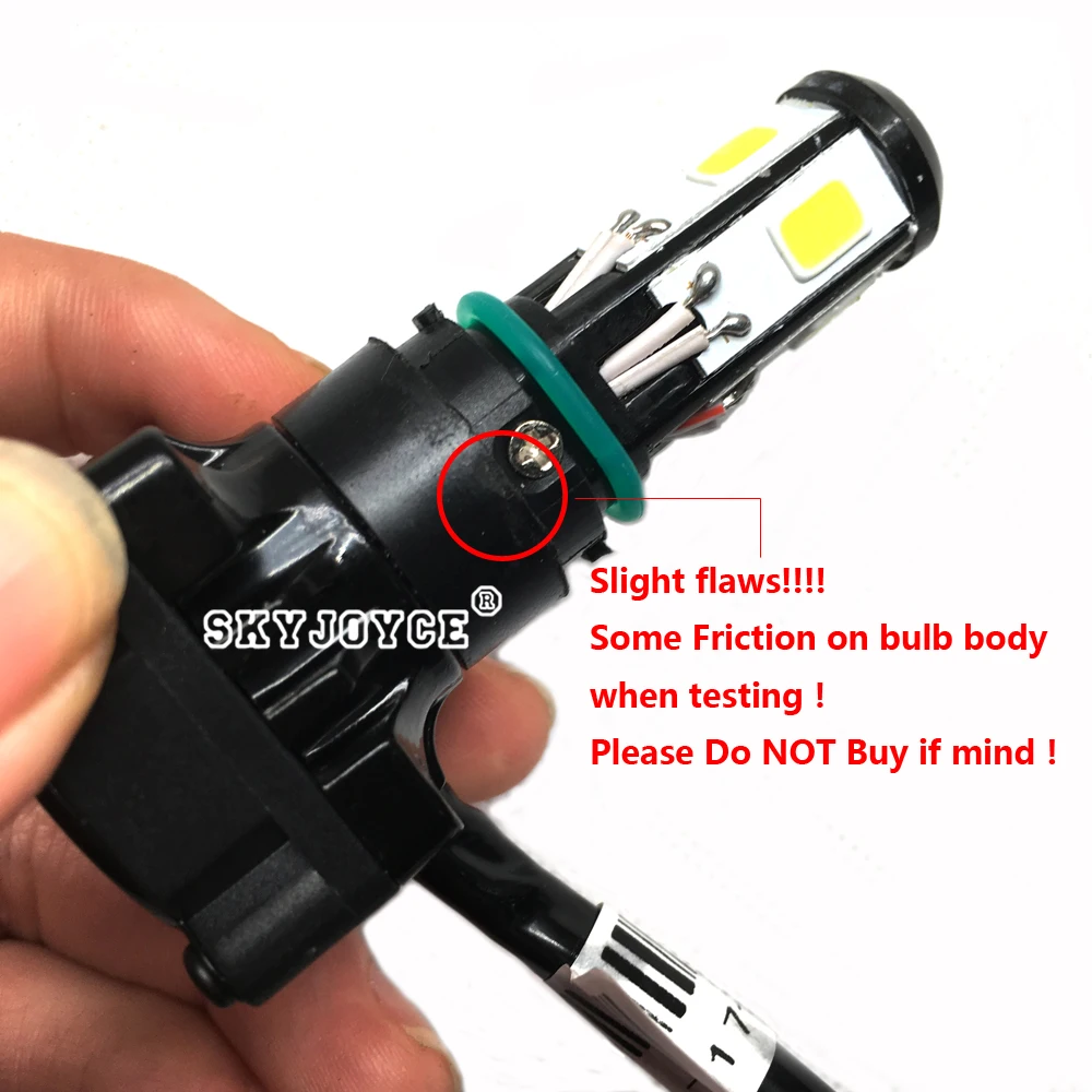 SKYJOYCE H4/H6/Ba20d 5 сторон светодиодная мотоциклетная лампочка фары для скутера