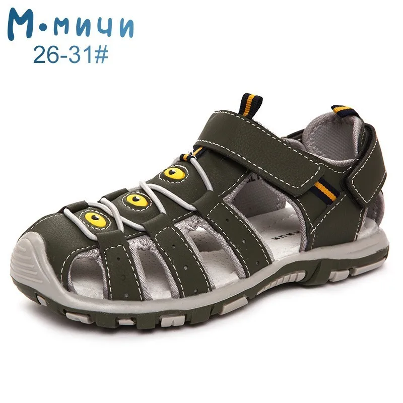 Размеры 26-31 ML127 Ммичи босоножки сандали для мальчика детская обувь ортопедическая обувь резиновые сандали детские сандали для мальчиков из Москвы Размеры 26-31 ML127 - Цвет: ML127C-21