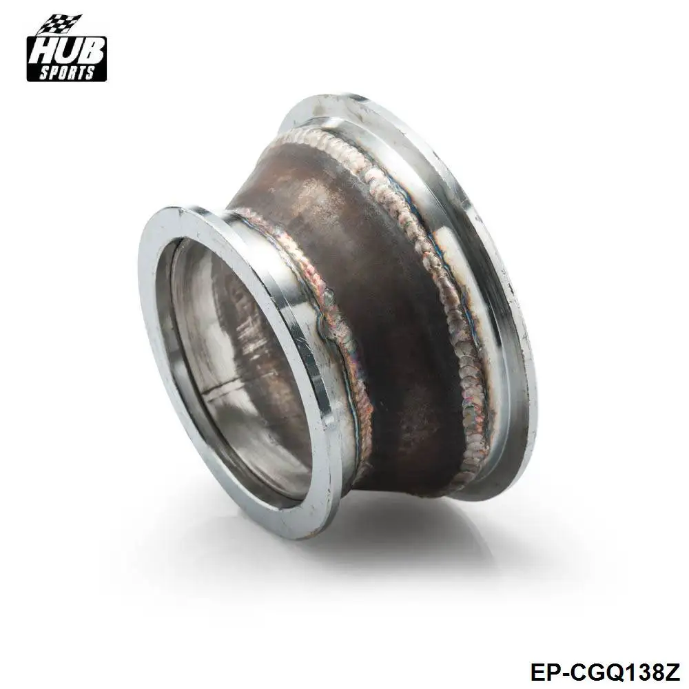 Adapter fit 4/" to 3/" V-Band Flange For Turbo Charger Elbow Downpipe Manifold
