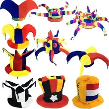 Детские Взрослые Карнавальные вечерние шляпы клоун пивные шапки для выступлений реквизит Хэллоуин костюм аксессуары