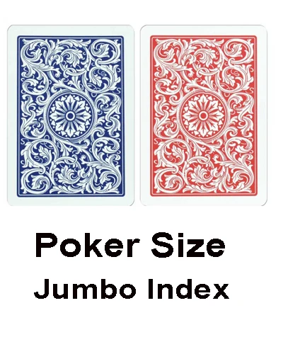 Copag крапленые карты 1546 двойные палубы для невидимых чернил - Цвет: Red Blue Poker Jumbo