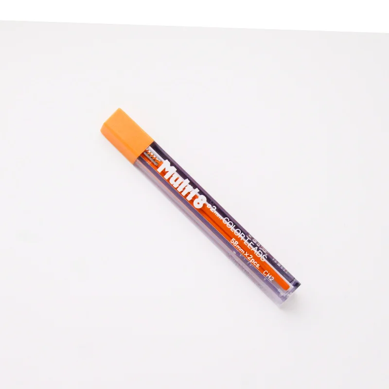 Pentel Multi+ 8 цветных грифелей для заправки карандашей 58 мм* 2 шт для PH802/PH803/PH158 8 цветных карандашей