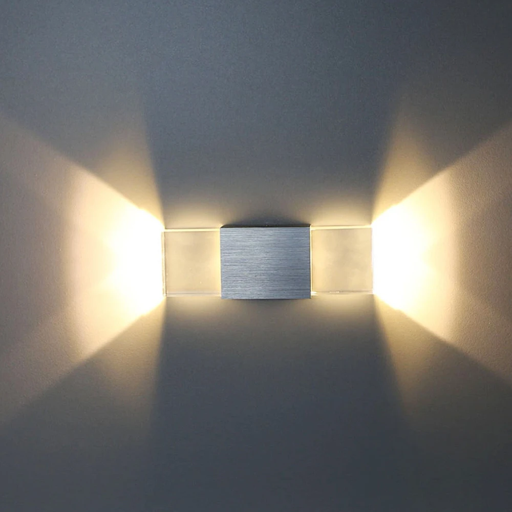 Aliexpress.com : Buy Tanbaby Acrylic led wall lamp 2W Up and down wall Sconce light indoor ...