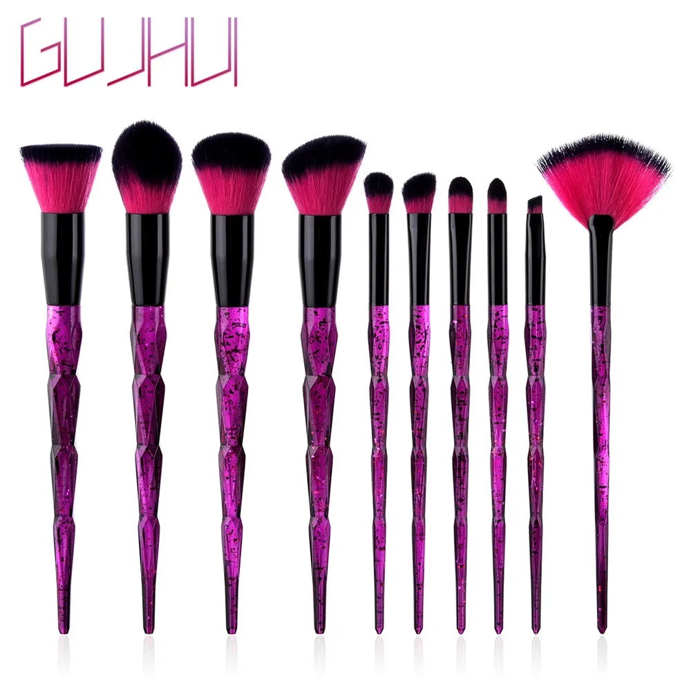 

10 Pcs GUJHUI Makeup Brushes Set make up tools for cosmetics case for brushes for makeup kit Advanced Beauty Cosmetic Set