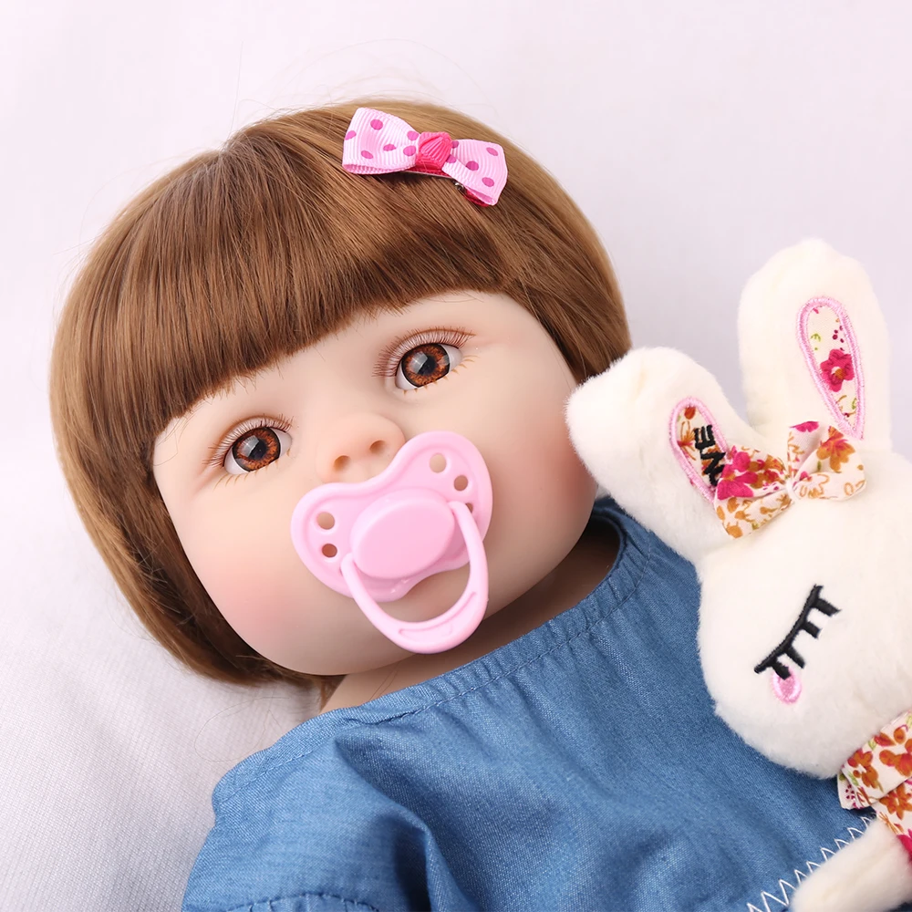 NPKDOLL полный силикон 22 дюймов 55 см Reborn Baby куклы реалистичные Bebe реалистичный, похожий на естественный menina детские игрушки куклы Grils куклы подарок