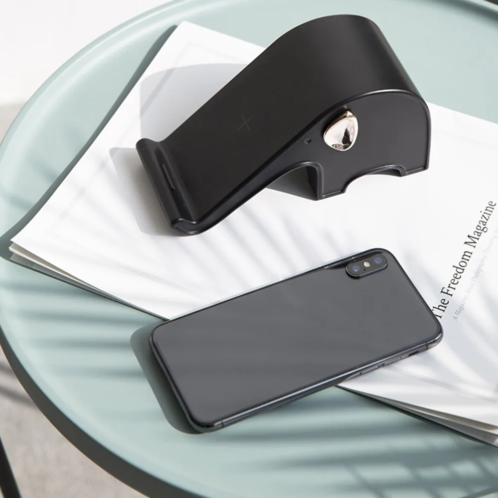 10 Вт Беспроводное зарядное устройство для iPhone X XR XS 8 Plus Быстрая зарядка Samsung Note S8 S9