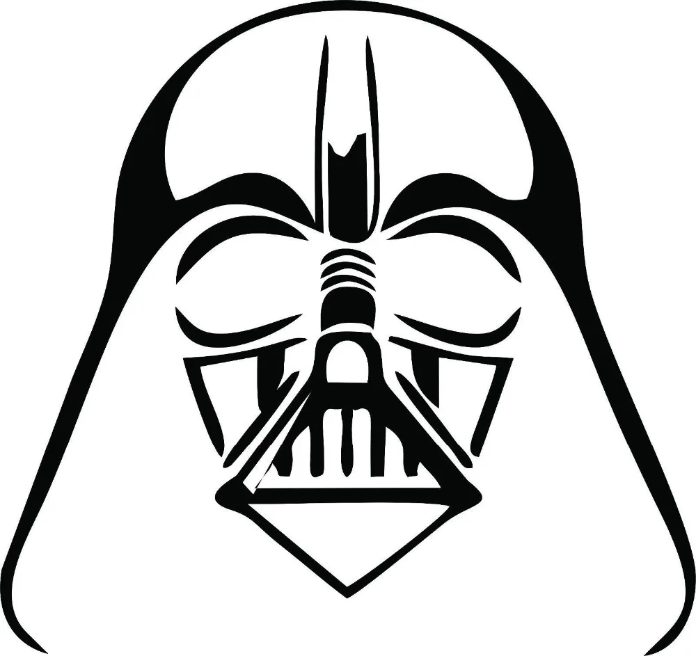 Darth vader stencil - 🧡 Darth Vader Clipart Stencil - Star Wars Darth Vade...