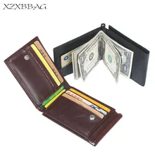 XZXBBAG Men Fashion Hasp Short font b Money b font font b Clips b font Three