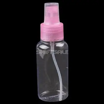 

75ml Pink Empty Nail Art Spray Bottle Pump Dispenser Liquid Remover Containers 2018 New Arrival Promotion