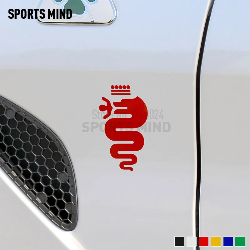 

3 Pairs Car Sticker Decal Automobiles Car Styling For Alfa Romeo Giulia Stelvio 159 147 156 Giulietta 147 Duetto GT Accessories