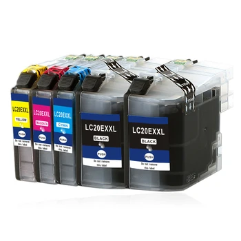 

Compatible Ink Cartridge Replacement LC20E XXL(2B+1C+1M+1Y) 5 Pack for Brother MFC-J5920DW MFC-J985DW /J985DWXL
