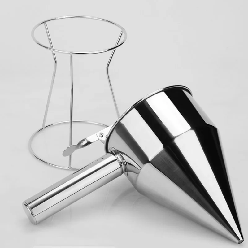 Distributore ed imbuto per dolci in acciaio INOX .