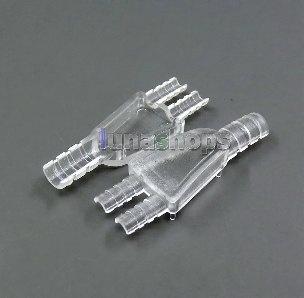 LN006006 Full PC Headphone Cable Audio Y Splitter Adapter For JH24 Rosie DIY Custom Cable Dia 4mm 2mm