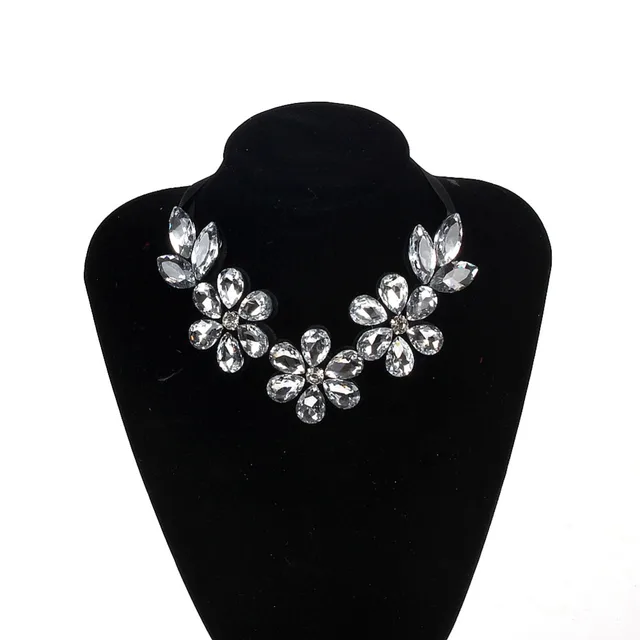 ZMZY Collar de cinta de cristal hecho a mano para mujer, Gargantilla, regalo de Navidad, 2021|Collares tipo gargantilla| - ZMZY Collar de cinta de cristal hecho a mano para mujer, Gargantilla, regalo de Navidad, 2021|Collares tipo gargantilla| -