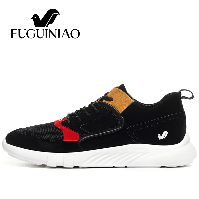 Nouvelle Plate Hombre Mode Cuir Homme Zapatos De Suédé forme Respirant Chaussures En Baskets black2 Occasionnels Tennis Hommes Zapatillas Black1 srCtQhd